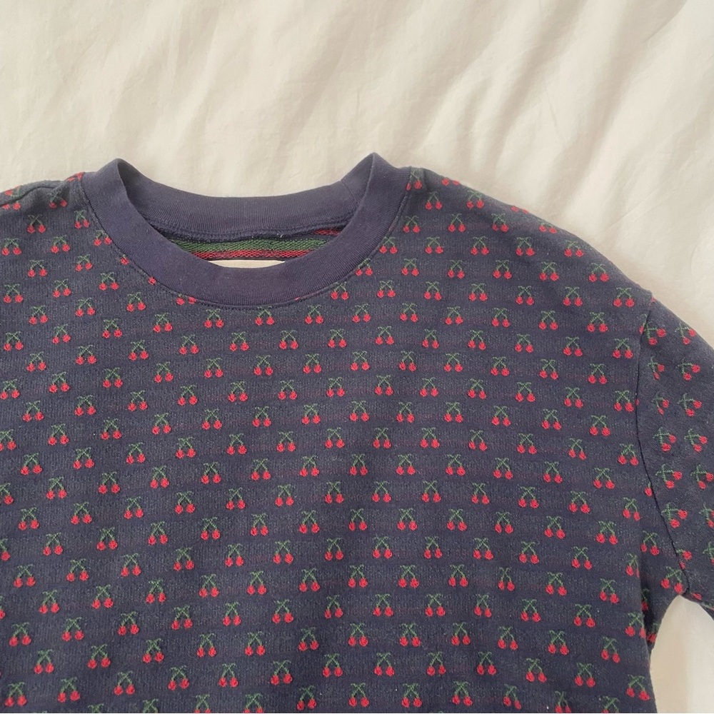 Madewell Cherry Jacquard Top